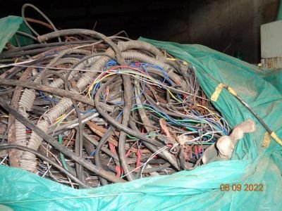 Fire affected Copper Cable