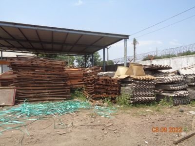 Fire affected Sheet Metal
